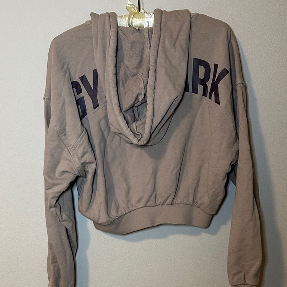 Gymshark Taupe Zip-Up Hoodie - Picture 6 of 8